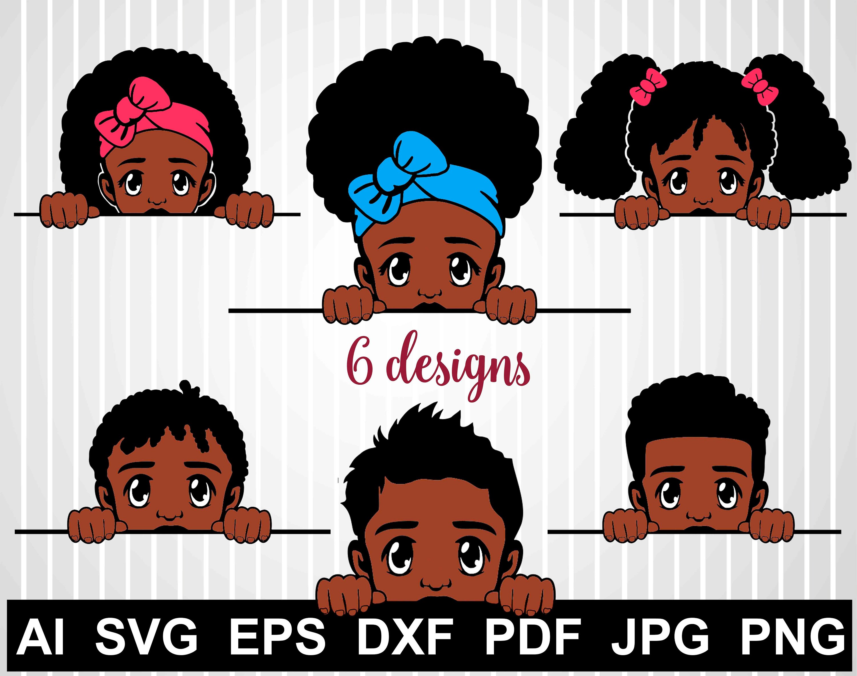 Download Peek a boo svg cuts file for cricut African american svg ...