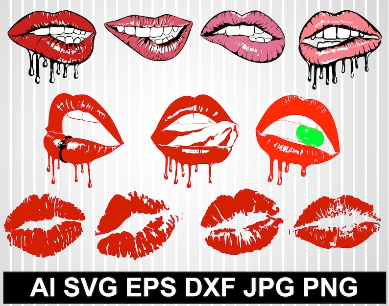 Free Free 234 Dripping Lips Free Biting Lip Svg SVG PNG EPS DXF File