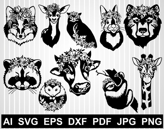 Download Floral Bear Vector File Owl Mandala Svg Cow Silhouette Owl Etsy