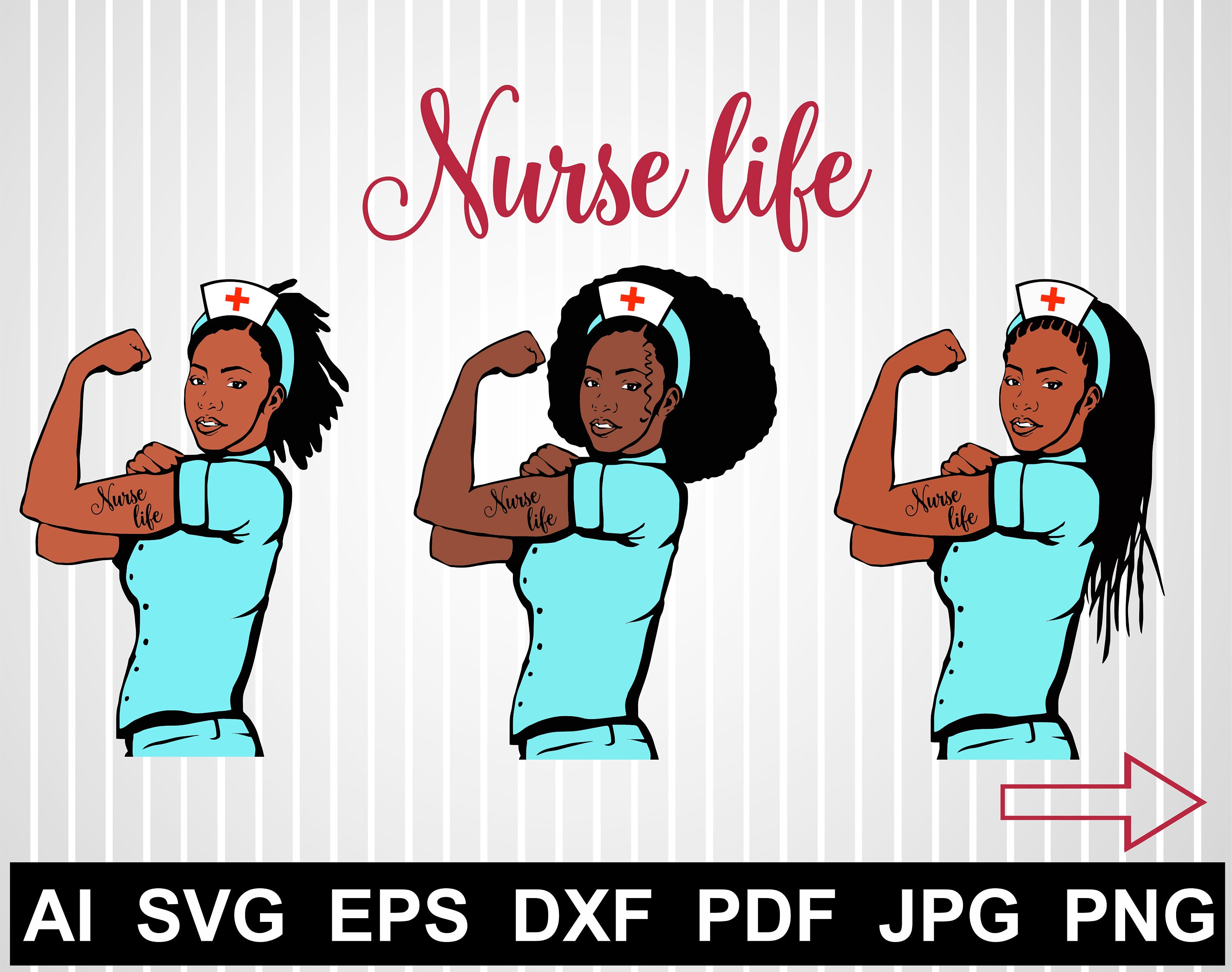 Free Free African American Nurse Svg 15 SVG PNG EPS DXF File