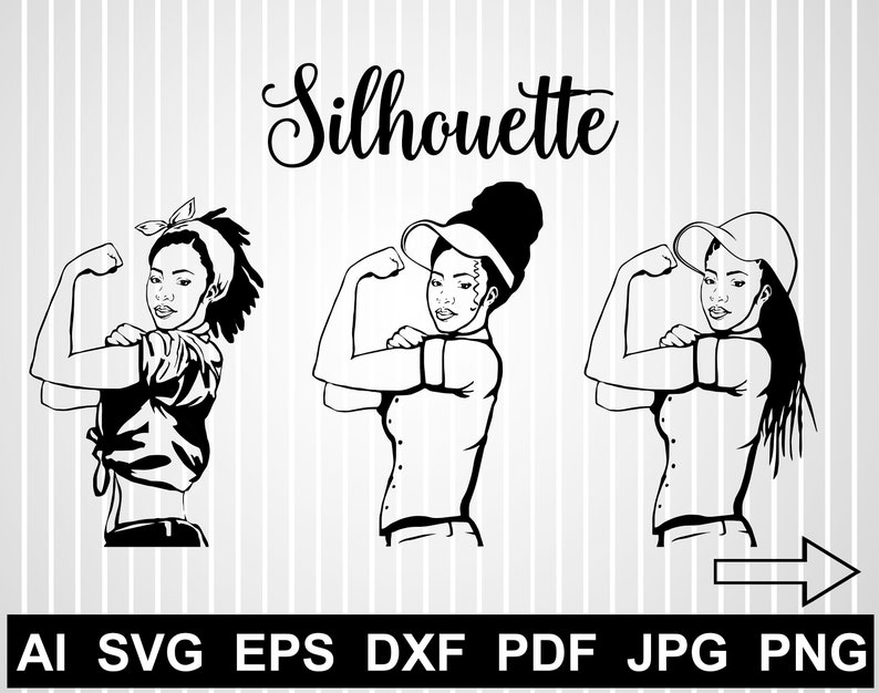 Free Free African Woman Silhouette Svg