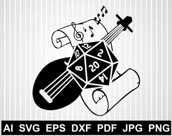 Download D20 Svg Cuts File For Cricut Rpg Vector Design Geek Svg Free Etsy