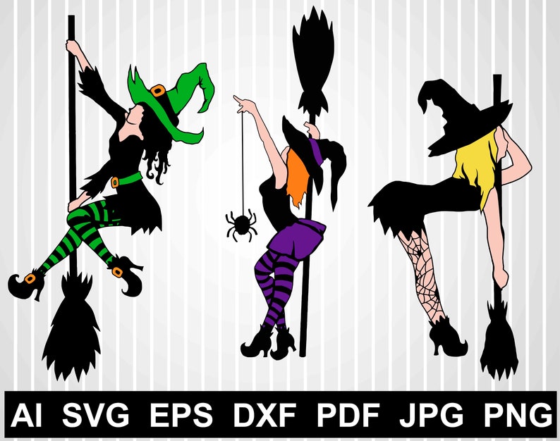 Sexy witch svg free Happy Halloween svg files for cricut image 0