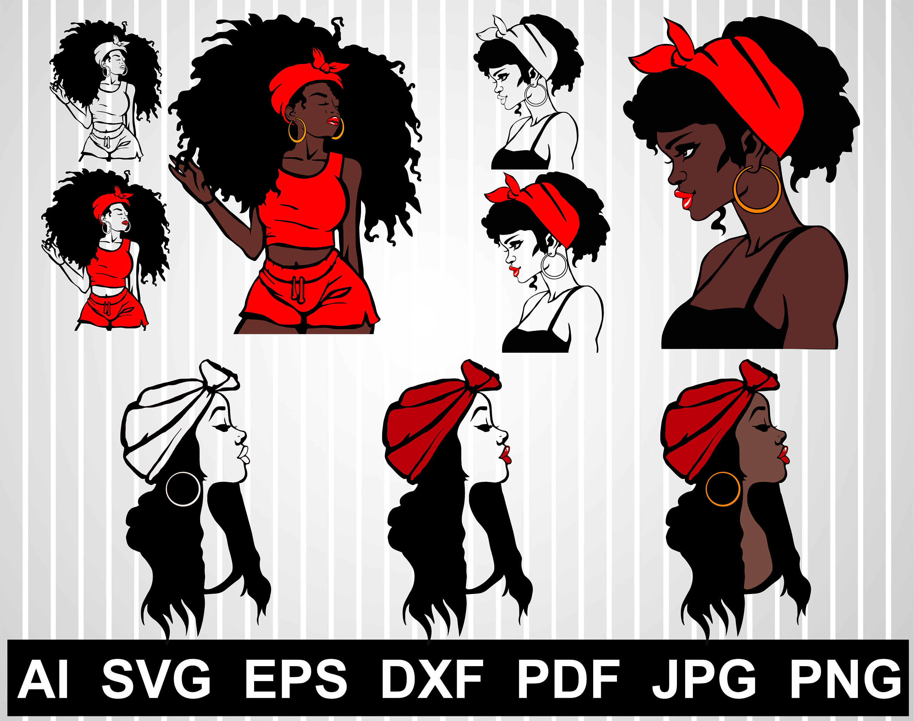 Free Svg Images For Cricut African American - Layered SVG Cut File