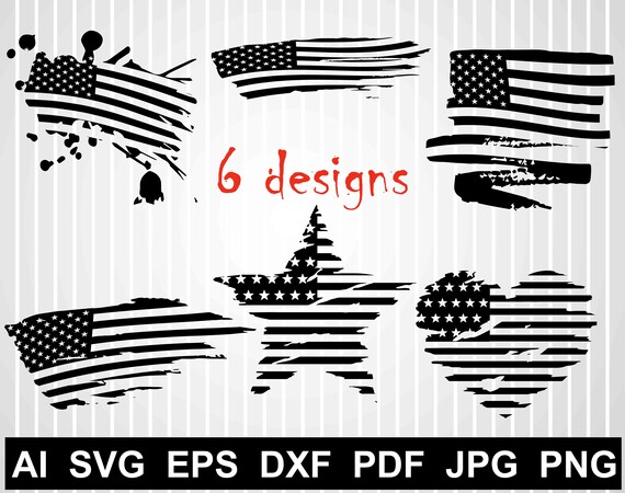 Download Free Distressed American Flag Svg Cuts File For Cricut Merica Etsy SVG Cut Files