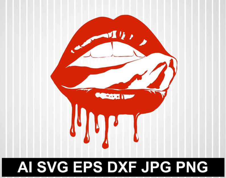 Free Free 217 Dripping Lips Free Biting Lip Svg SVG PNG EPS DXF File