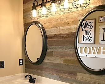 Peel & Stick Rustic Reclaimed Barn Wood Paneling