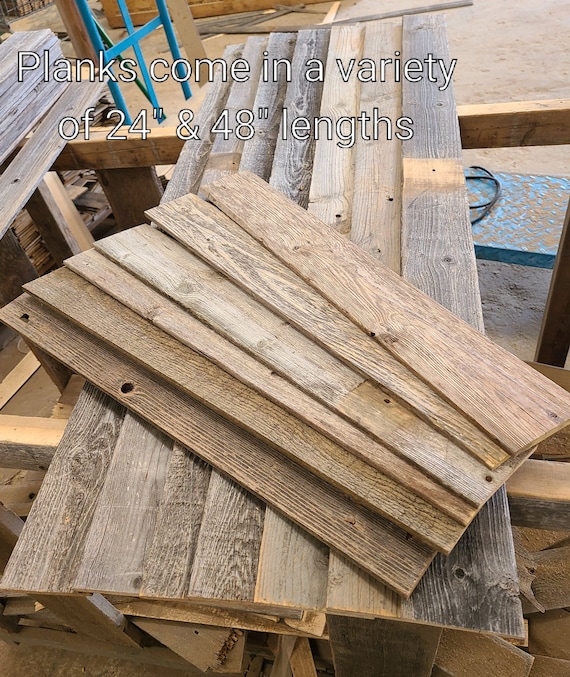 Rustic Barn Wood Planks Barn Wood Accent Wall Siding Reclaimed