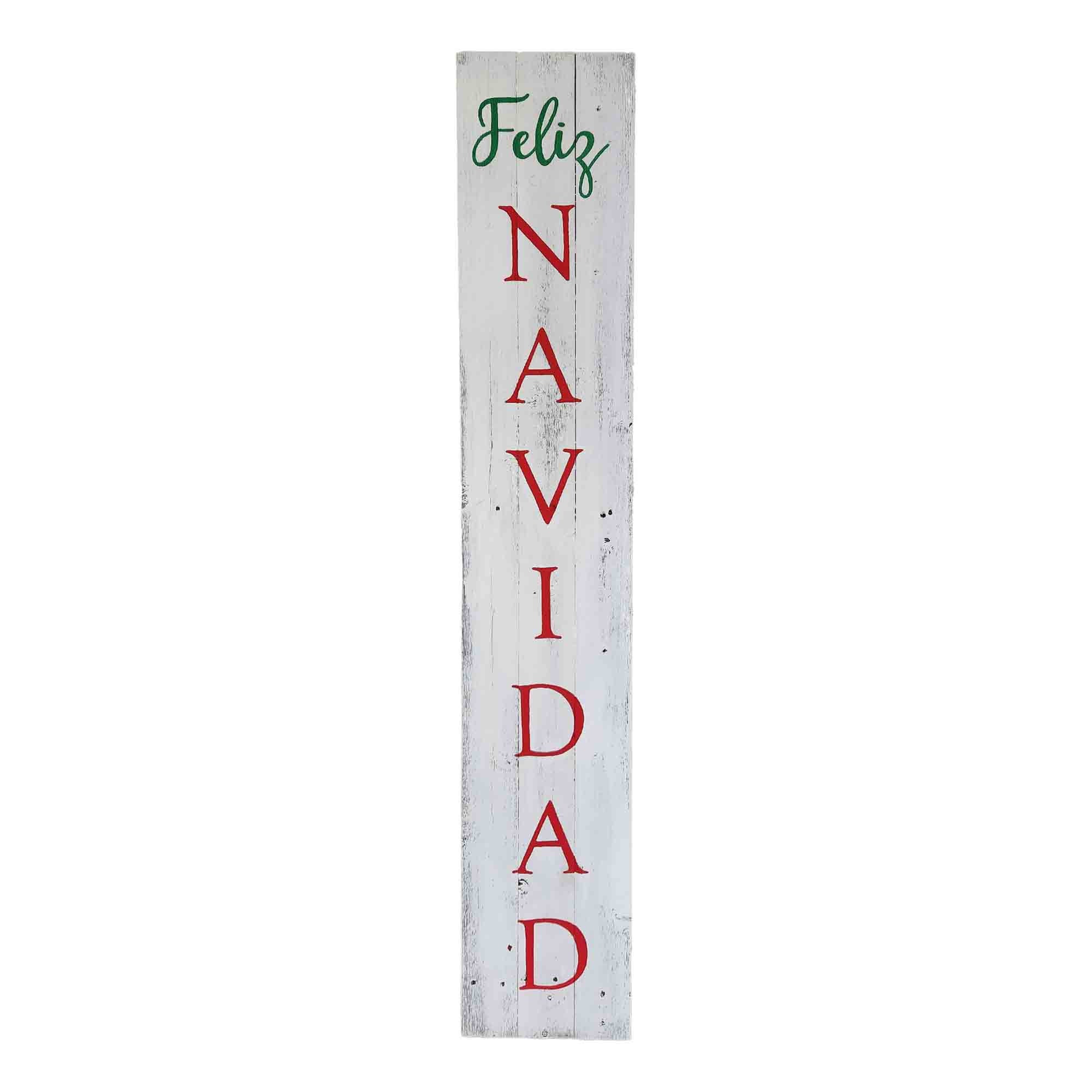 Feliz Navidad Sign – Vertical (5 Ft.) for Front Door or Porch Letrero Para  Entrada - Etsy, image size:2000x2000