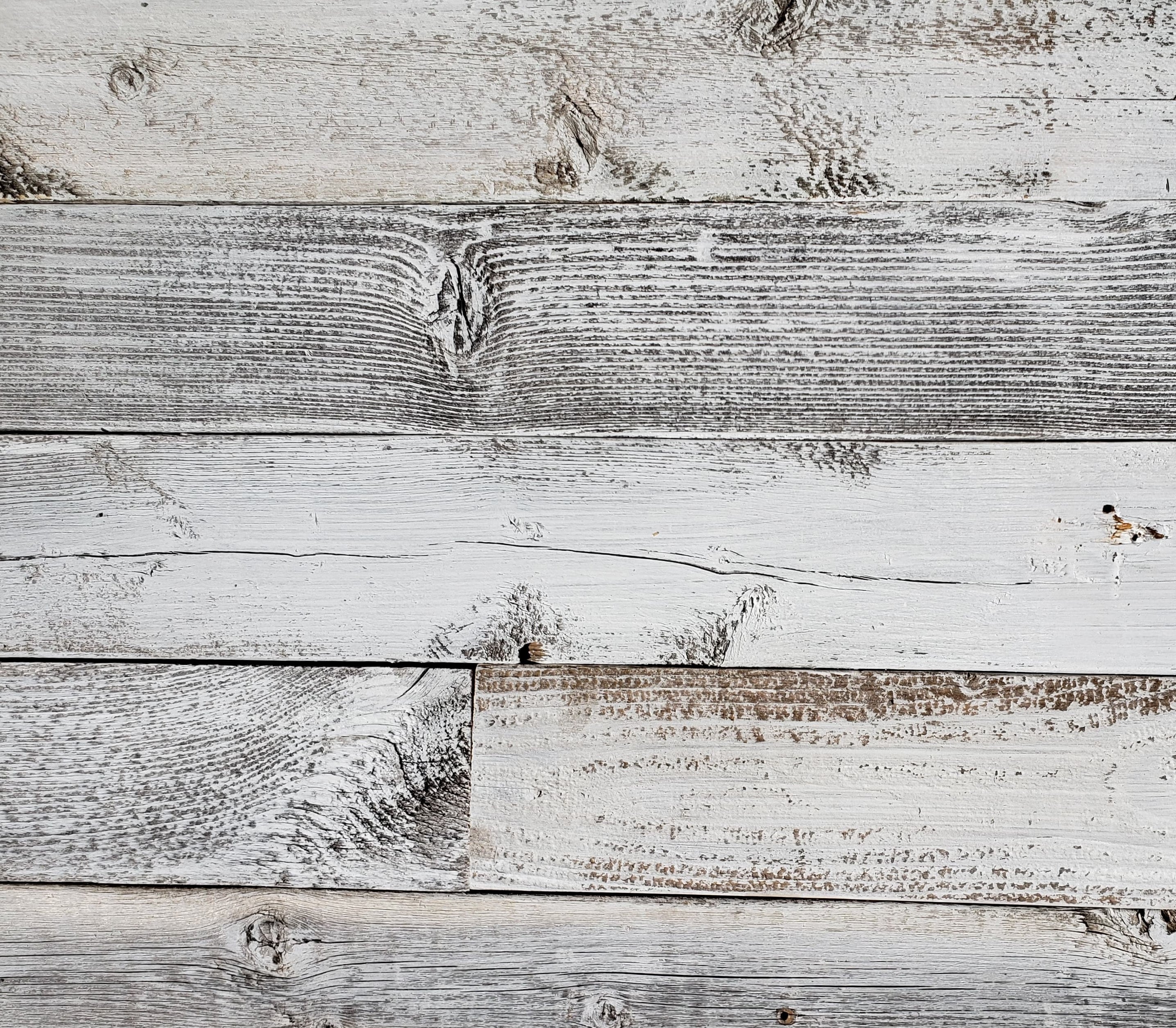 Whitewash Reclaimed Wood Wall Planks Etsy