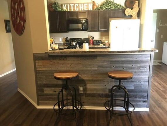 Peel Stick Rustic Reclaimed Barn Wood Paneling 23 Square