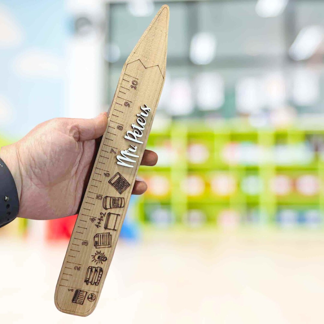 Customized Teacher Appreciation Gift Ruler - Etsy