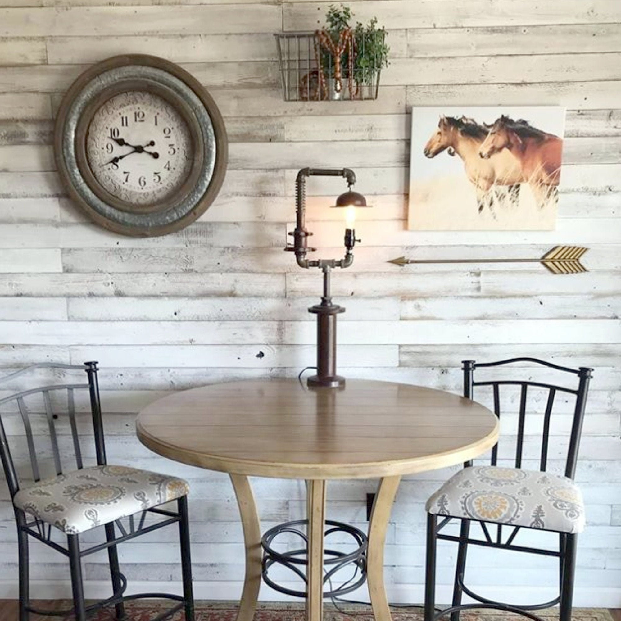 Whitewash Reclaimed Wood Wall Planks – Authentic American-Made Charm