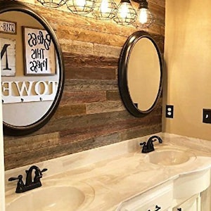 Peel & Stick Rustic Reclaimed Barn Wood Paneling