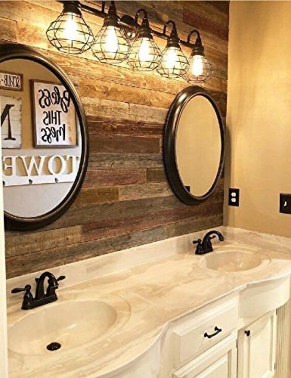Peel & Stick Rustic Reclaimed Barn Wood Paneling