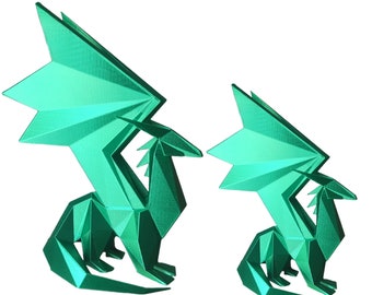 Crystal Dragon Statue