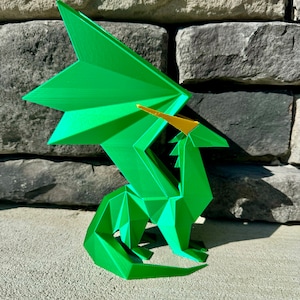 Crystal Dragon Statue