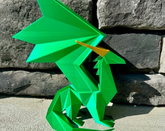 Crystal Dragon Statue