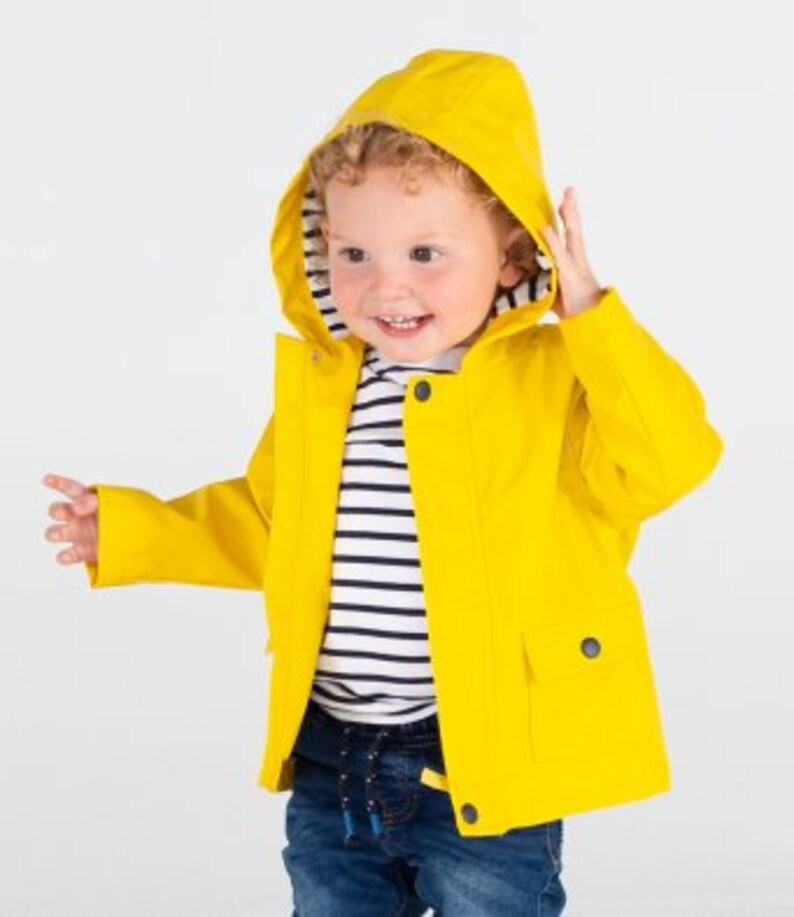Baby/Toddler adorable raincoat shower proof jacket with hood Etsy