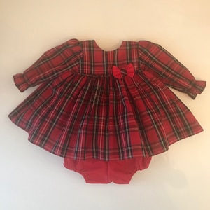 Girls Christmas Dress, Baby Christmas Dress, Party Dress, Girls Red Dress, Xmas Dress, Red Baby Dress, First Christmas Dress, Newborn dress
