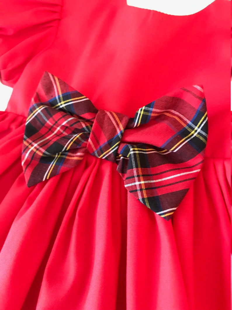 Party Dress Girls Christmas Dress Baby Christmas Dress Xmas Dress Red Baby Dress Newborn dress Girls Red Dress First Christmas Dress