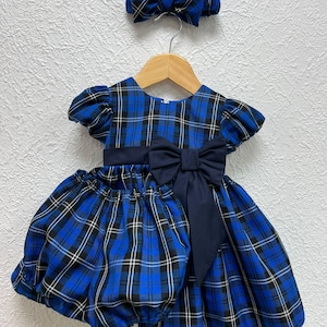 blue christmas dress baby girl Baby Girl Birthday Party Dresses Toddler Star Print Long Sleeve Blue Ball Gowns