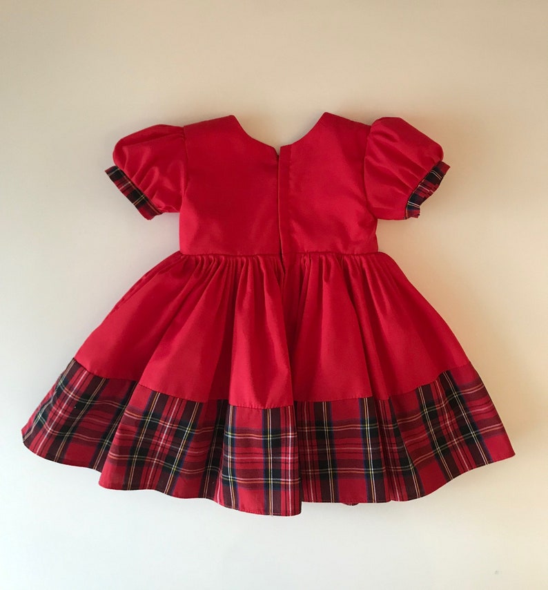 Party Dress Girls Christmas Dress Baby Christmas Dress Xmas Dress Red Baby Dress Newborn dress Girls Red Dress First Christmas Dress