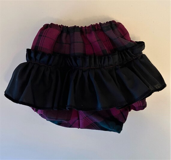 Baby Frilly Pants-girls Frilly Pants-tartan Frilly Knickers-black Frilly  Pants-nappy Cover-high Waisted Pants-diaper Cover Frilly Knicker -   Canada