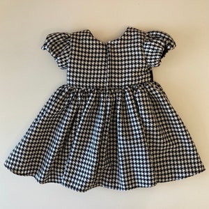 Black & White party dress-Baby dress-Spring dress-Summer dress-Girls dress-Toddler dress-Birthday dress-Xmas Baby dress-1st Birthday dress image 4