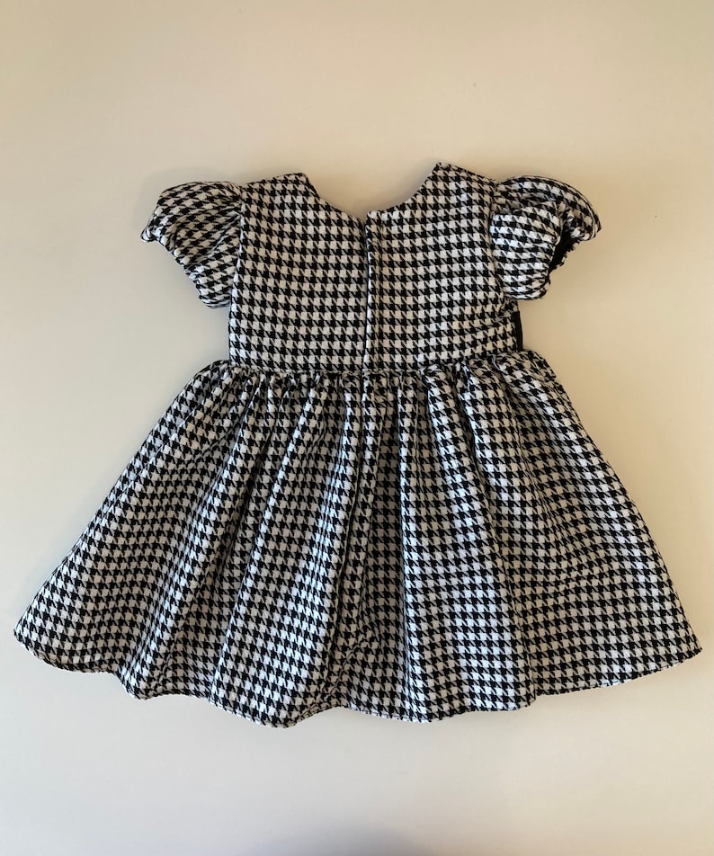 Black & White party dress-Baby dress-Spring dress-Summer dress-Girls dress-Toddler dress-Birthday dress-Xmas Baby dress-1st Birthday dress image 4