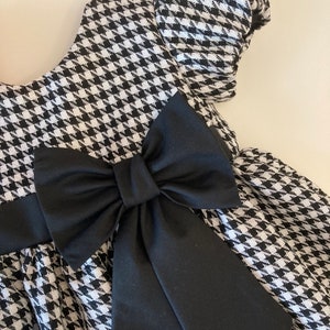 Black & White party dress-Baby dress-Spring dress-Summer dress-Girls dress-Toddler dress-Birthday dress-Xmas Baby dress-1st Birthday dress image 2
