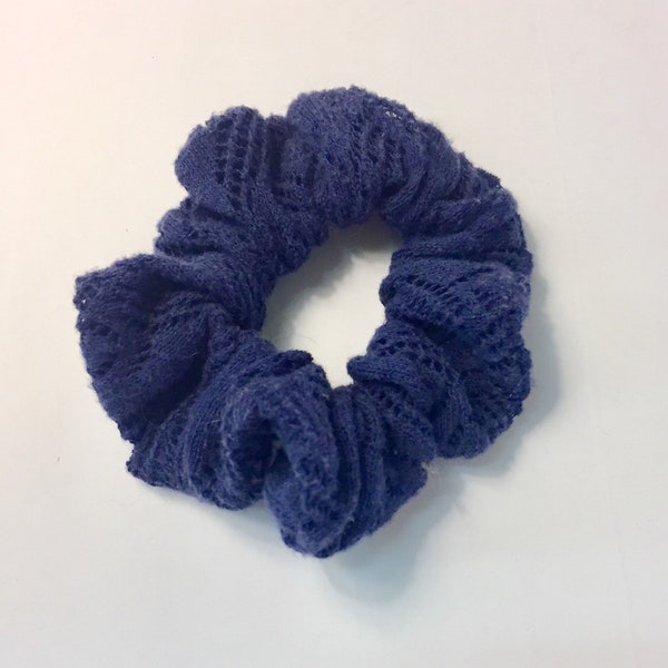 Handmade Scrunchie. Recycled materials. Upcycled. Zero waste. Eco conscious fashion. Handmade gifts. Gifts under 10. Hair accessories.