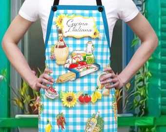 CUCINA ITALIANA Apron: Italian Cooking Gift