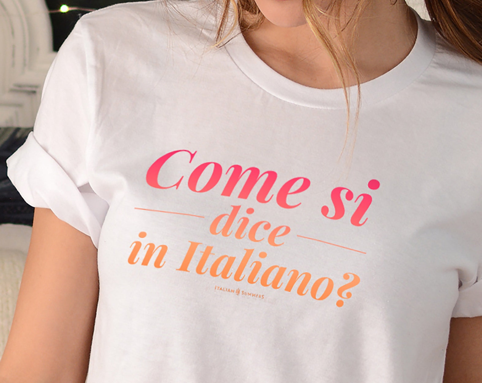 Come Si Dice In Italiano Designed & Sold By Irene Lim
