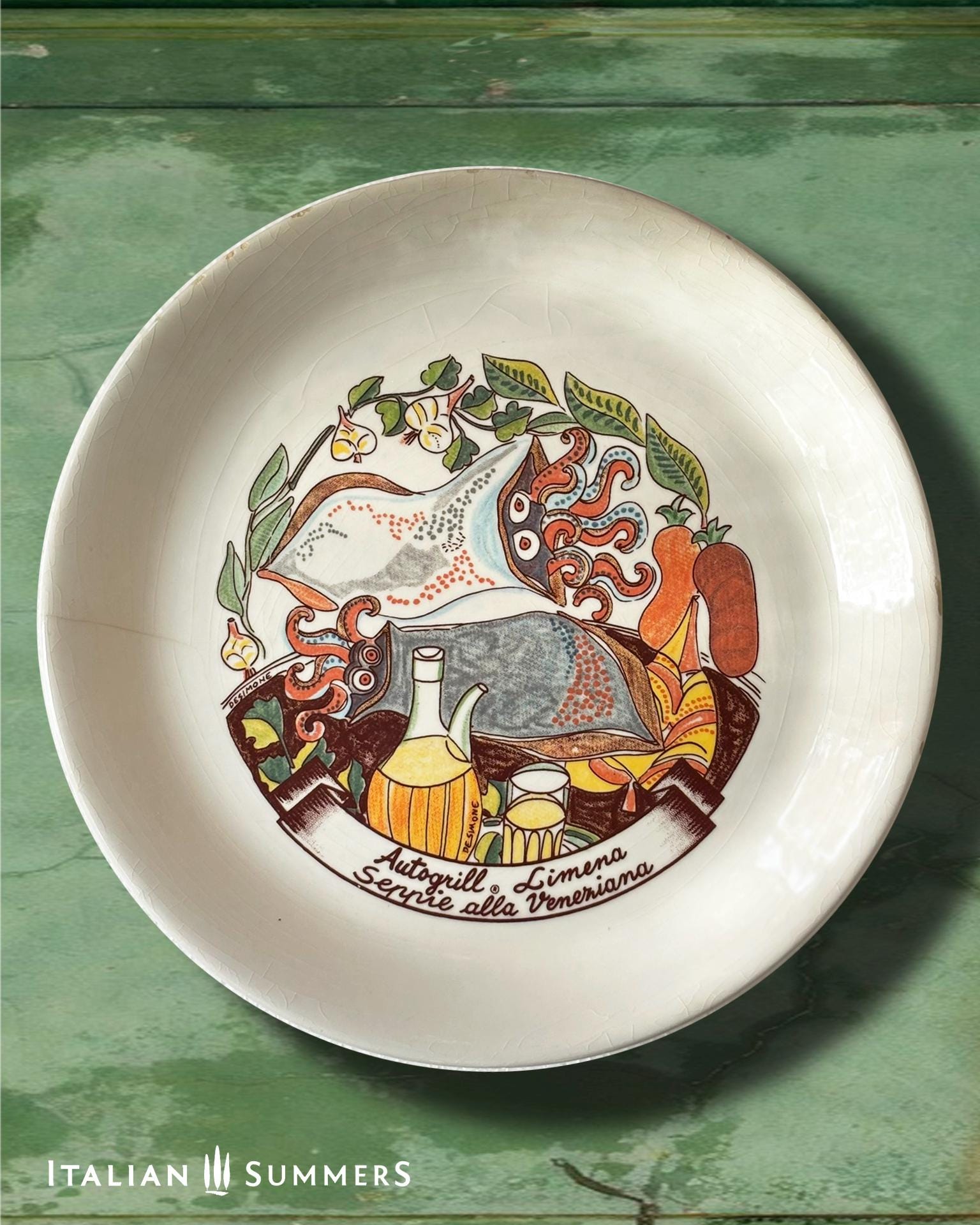 Desimone Italy Plate - Etsy