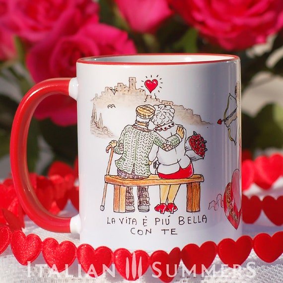 Tazza di San Valentino Amore per Sempre, Italia Tazza di San Valentino,  Regalo di San Valentino italiano, Buon San Valentino, San Valentino  italiano, Amanti dell'Italia, Amore, -  Italia