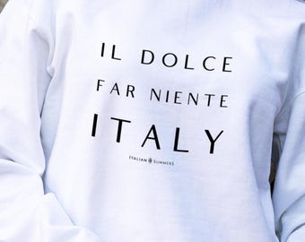Il Dolce Far Niente Pullover: Italien Inspiriert Kuscheliger Pullover