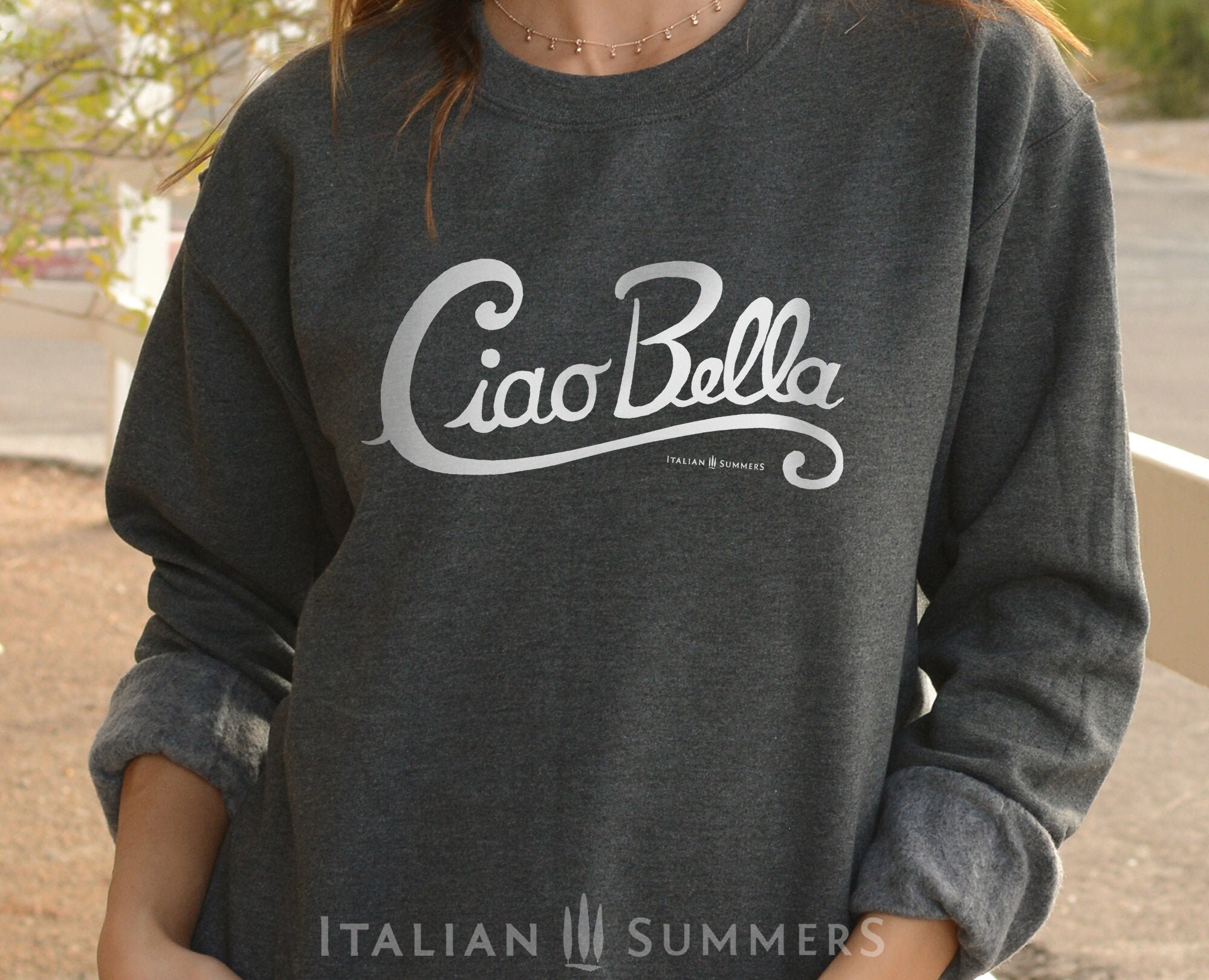 Sweatshirt CIAO BELLA Italian Greeting Italy Gift Italian - Etsy