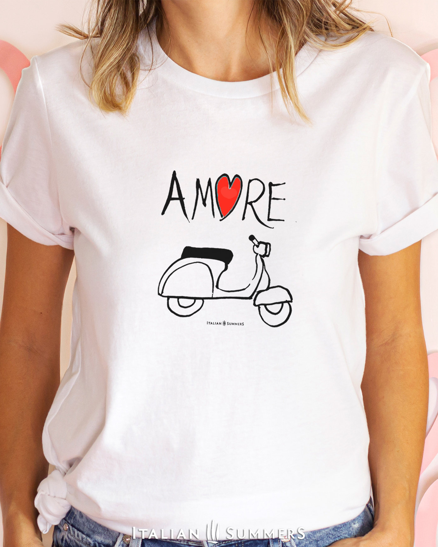 T-shirt Amore Vintage Vespa Vespa Italian - Etsy