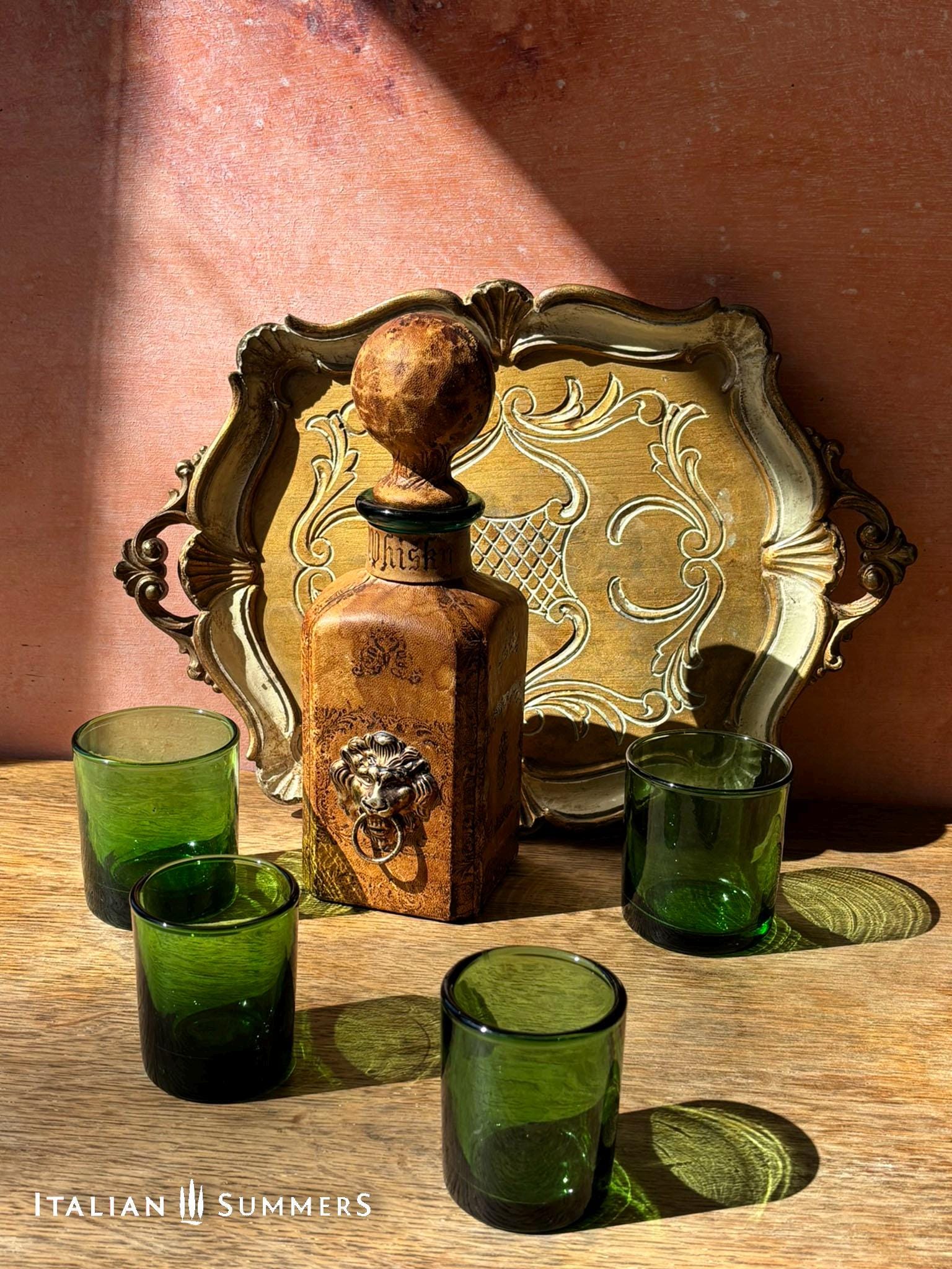ビンテージ　タイル　デキャンタ Vintage Decanter Tray - Etsy