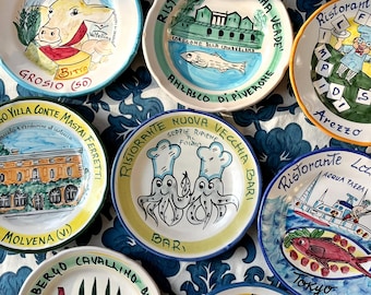 Hand-Painted Italian Ceramic Plates | Solimene Vietri Majolica | Choose Your Story