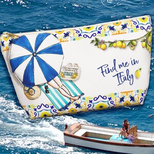 Clutch Under the Italian Sun Amalfi Coast Lemons, Italy gift Italy lover, Italy traveler , Italian food, Italy quote, lemon theme , Positano