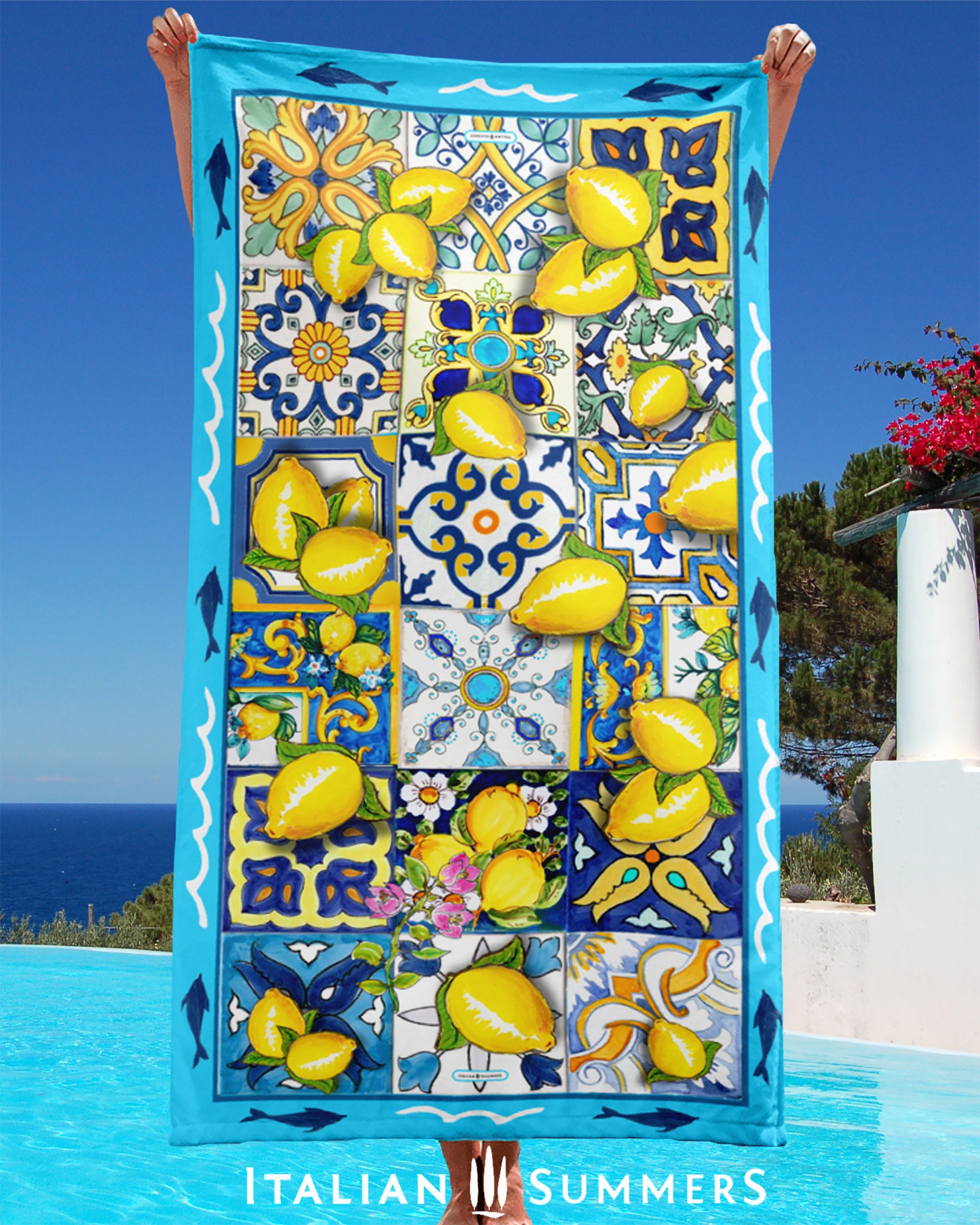 Italian outlet beach towels