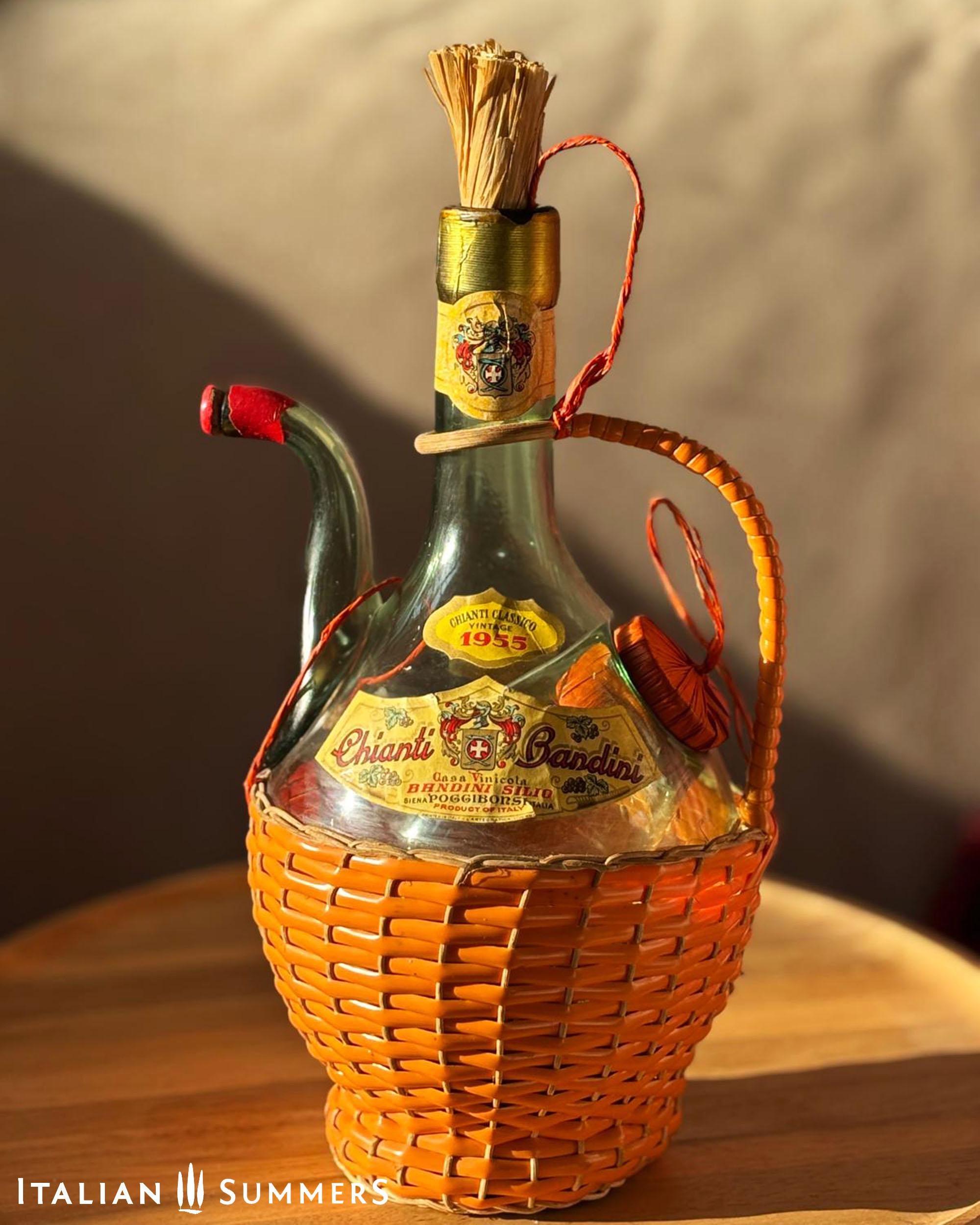 Lot Vaisselle Vintage Années 70 En Paille - Panier, Dessous De Bouteille Et Sous-verres