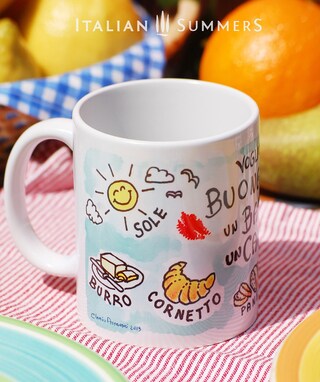 NICI Tazza Buon Umore 39891 - Tazza Da Colazione In Porcellana 270 Ml