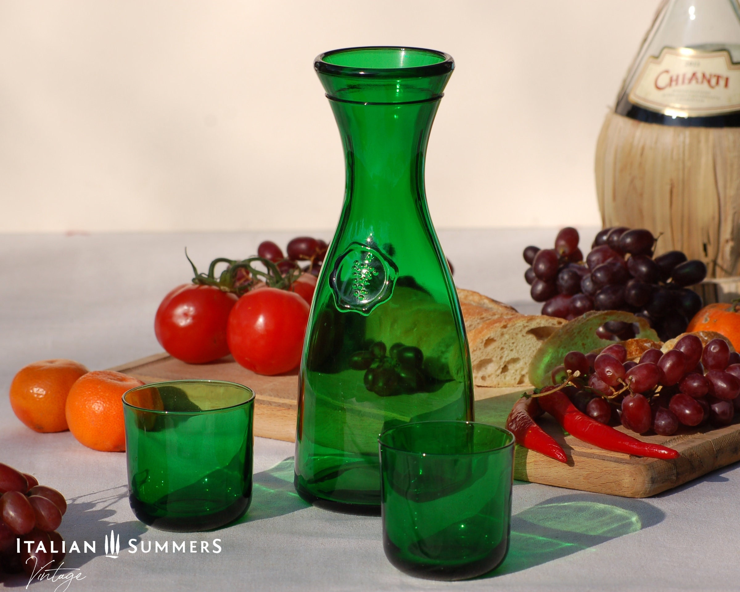 Glass Carafe with Lid #4424