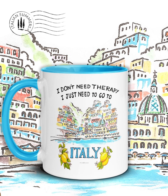 Positano Italy Mug: Amalfi Coast Travel Gift