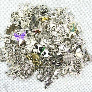 150G Wholesale Lot Assorted Metal Alloy Charms (B178a)