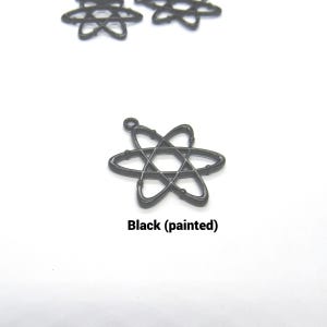 2 Choice of Tone Metal Alloy Atom Molecule Chemistry Science Pendant/Charms image 7