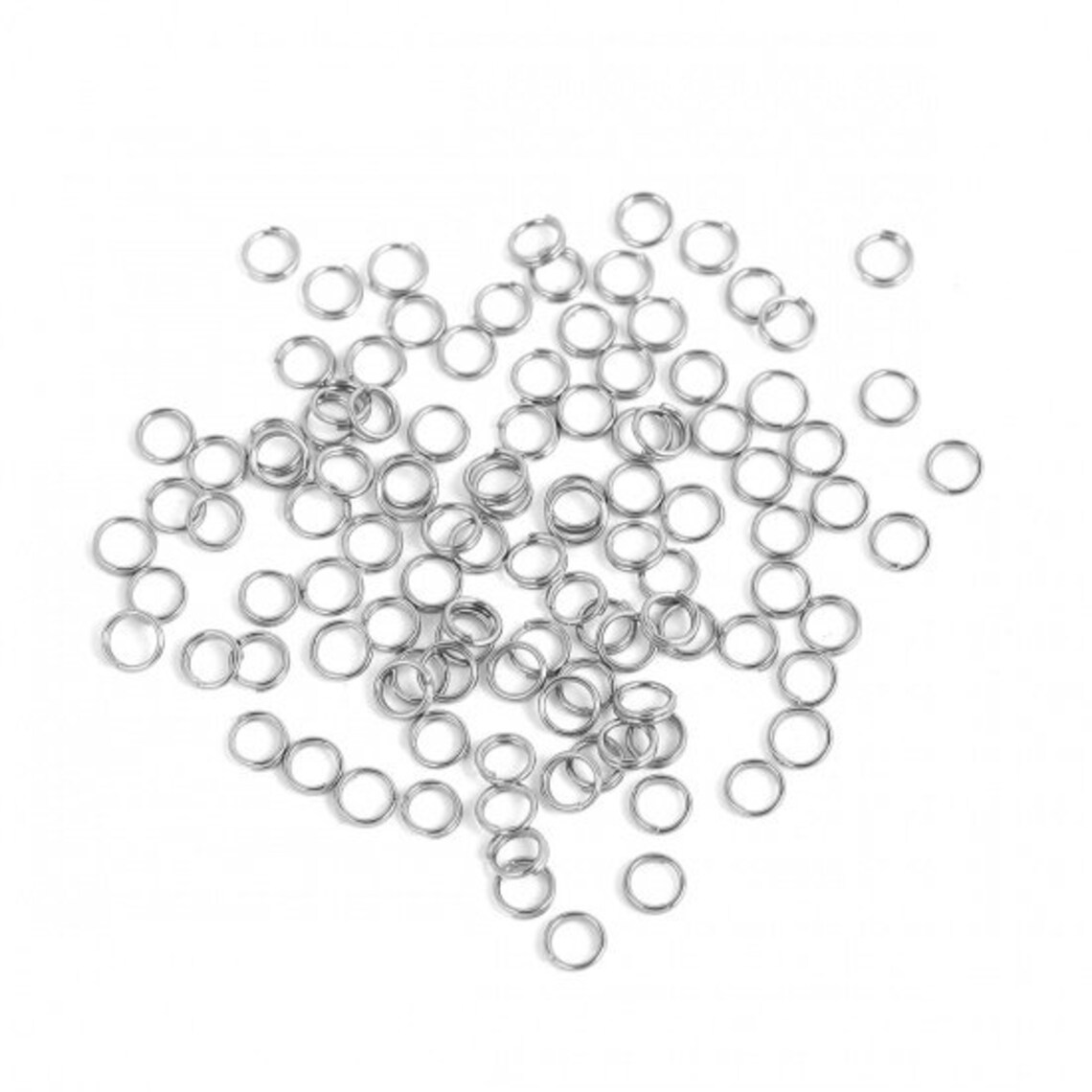 1000 304 Stainless Steel 5mm Split Jump Rings b151f - Etsy